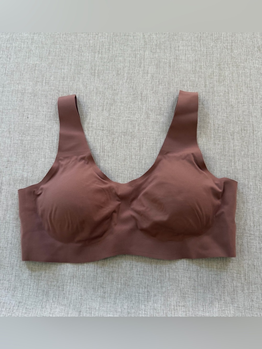Knix Brown Seamless Wireless Comfort Bra with Molded Cups size XXL